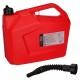 Bidon plastique MECHANIC FUEL CANISTER RED 10L, rouge