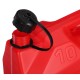 Bidon plastique MECHANIC FUEL CANISTER RED 10L, rouge