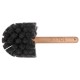 Brosse ronde pour le nettoyage de la carrosserie de vélo ou de moto CAR DETAILING WOOD BRUSH 1