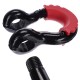 Manille offroad avec protecteur en caoutchouc CAR SHACKLE 1, capacité 4,75 t