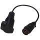 Adaptateur de prise d'attelage TRAILER CABLE 1, 7-13 broches, 50 cm