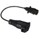 Adaptateur de prise d'attelage TRAILER CABLE 1, 7-13 broches, 50 cm
