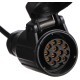 Adaptateur de prise d'attelage TRAILER CABLE 1, 7-13 broches, 50 cm