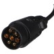 Adaptateur de prise d'attelage TRAILER CABLE 1, 7-13 broches, 50 cm