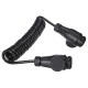 Câble spiralé de liaison de fiche d'attelage TRAILER CABLE 4, 13-13 broches, 3 m