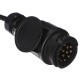 Câble spiralé de liaison de fiche d'attelage TRAILER CABLE 4, 13-13 broches, 3 m