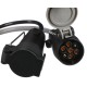 Réduction de la fiche d'attelage TRAILER CABLE 6, de 13 broches vers 7 broches N+S, 35cm