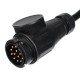 Câble de rallonge 13 broches - prise et fiche TRAILER CABLE 8, 12V, 5 m