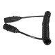 Câble spiralé de liaison 7 broches type N TRAILER CABLE 11, fiche en plastique, 24V, 3,5m