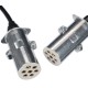 Câble spiralé de liaison 7 broches type S TRAILER CABLE 12, fiche métallique, 24V, 3,5m