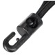Set d'élastiques de fixation avec crochet plastique CARGO CORD SET 2, 20 cm, 10 pcs