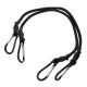 Sangles élastiques/cordons CARGO CORD CARABINER 50, 50 cm, 2 pcs