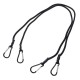 Sangles élastiques/cordons CARGO CORD CARABINER 100, 100 cm, 2 pcs