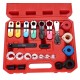 Kit de déconnecteurs carburant et climatisation MECHANIC AC SET 1, 22 pièces