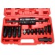 Kit d'extraction d'injecteurs avec marteau à inertie coulissant MECHANIC PULLER SET 1, 14 pièces