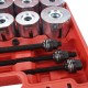 Kit de pressage et d'extraction de roulements et de bagues MECHANIC PULLER SET 3, 27 pièces