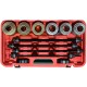 Kit de pressage et d'extraction de roulements et de bagues MECHANIC PULLER SET 4, 27 pièces