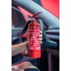 Extincteur à poudre FIRE STOP 1 kg, ABC, entièrement métallique, avec support métallique