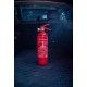 Extincteur à poudre FIRE STOP 1 kg, ABC, entièrement métallique, avec support métallique