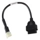 Adaptateur OBD-II 6 broches pour moto Kawasaki MECHANIC CABLE 17
