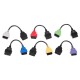 Coffret complet d'adaptateurs OBD-II FiatECUScan pour voitures particulières MECHANIC CABLE SET 3, 6