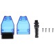 Fiche OBD-II 16 broches pour montage de votre propre câble MECHANIC CABLE 31, bleue