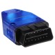 Fiche OBD-II 16 broches pour montage de votre propre câble MECHANIC CABLE 31, bleue