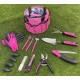 Ensemble d'outils de jardin GARDEN PINK 10