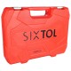 Coffret à douilles CRV 108 professionnel - garantie 6 ans SIXTOL SIX