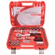 Coffret à douilles CRV 108 professionnel - garantie 6 ans SIXTOL SIX