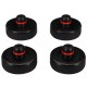 Jeu de cales en caoutchouc pour cric JACK PAD SET 4T pour véhicules Tesla, tige 24 mm, 4 pièces