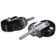 Roues mobiles pour cric de transmission SX TRANSMISSION JACK 0,5T, 4 pcs - pièce de rechange