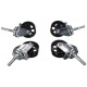 Roues mobiles pour cric de transmission SX TRANSMISSION JACK 0,5T, 4 pcs - pièce de rechange