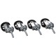 Roues mobiles pour cric de transmission SX TRANSMISSION JACK 0,5T, 4 pcs - pièce de rechange