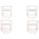 Kit de cales de nivellement LEVEL SYSTEM T-HOLD 3 mm, 1000 pièces
