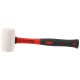 Maillet en caoutchouc TPR HAMMER 220, blanc, 220 g, 285 mm