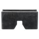 Tampon en caoutchouc pour béquille de voiture MECHANIC CAR STAND PRO 6T, 102x47x50 mm
