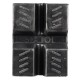 Tampon en caoutchouc pour béquille de voiture pliable MECHANIC CAR STAND, 83x62x40 mm