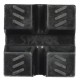 Tampon en caoutchouc pour cric automobile SX JACK SUV 2,5T, 62x62x44 mm