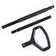 Cric hydraulique mobile robuste 3 t profil bas, avec pédale SX JACK PEDAL 3T BLACK