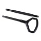 Cric hydraulique mobile robuste 3 t profil bas, avec pédale SX JACK PEDAL 3T BLACK