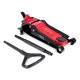 Cric hydraulique mobile heavy-duty 4T profil bas, avec pédale SX JACK PEDAL 4T BLACK