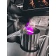 Diffuseur d'arômes Car Flame pour voiture noir 100 ml, USB-C, pour porte-gobelet