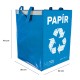 Sacs pour tri sélectif SORT EASY 3 BASIC, 30x30x40 cm, 3 x 36 l, 3 unités