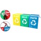 Sacs pour tri sélectif SORT EASY 3 BASIC, 30x30x40 cm, 3 x 36 l, 3 unités