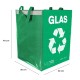 Sac pour déchets triés SORT EASY GLAS DE, 30 x 30 x 40 cm, 36 l