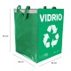 Sac de tri SORT EASY VIDRIO ES, 30x30x40cm, 36l