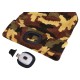 Bonnet avec lampe frontale 180 lm, rechargeable, USB, taille unique, coton/PE, camouflage