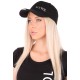 Casquette avec lumière LED B-CAP 25 lm, rechargeable, USB, taille universelle, noire