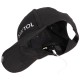 Casquette avec lumière LED B-CAP 25 lm, rechargeable, USB, taille universelle, noire